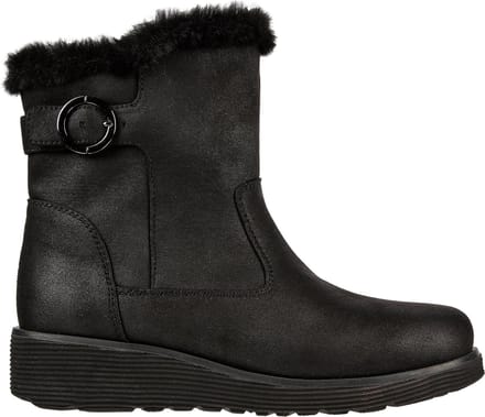 Skechers Keepsakes Wedge-Comfy Winter Dames Laarzen - Zwart - Maat 40