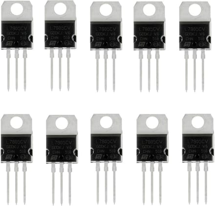 10x Spanningsregelaar 5V 1.5A - Vast Voltage Stabilisator TO-220