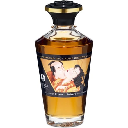 Shunga - Verwarmende Olie - Om Van Het Lichaam Te Likken - Caramel Kisses