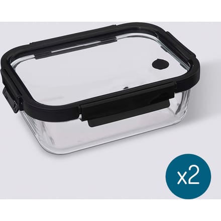 Eazy Living Bewaardoos 1,3 L Demia - 2 Stuks