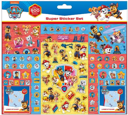 Undercover Super Sticker set PAW Patrol 500 pcs.