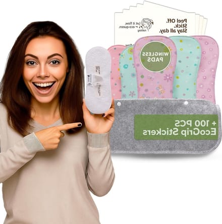 Herbruikbare Pads - Wasbaar Maandverband - Zware Doorstroming - Vleugelloos Ontwerp - 6 Stuks - Niet Gespecificeerd