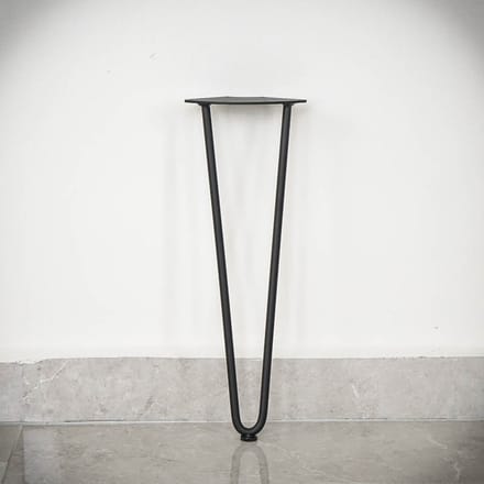 SEART GROUP Hairpin - Meubelbeen - 40 cm - Dubbel - Zwart