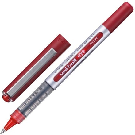 Rollerpen Uni-ball Eye eco 150E fijn rood