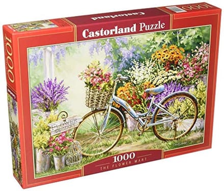 Kleurrijke 1000 stukjes Puzzel - Bloemenmarkt