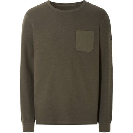 LIVERGY Heren sweater (Donkergroen, S)