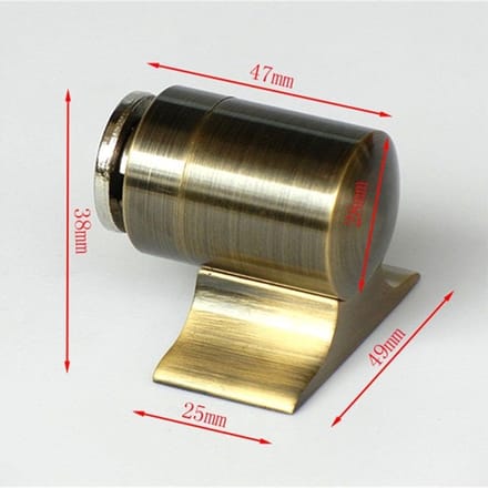 Deurstopper - Deurstop - Deuren Beschermen - Sterke Zuigkracht - Kleine - Goud
