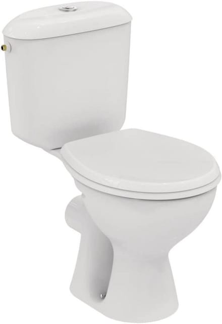 Complete Toiletset met Horizontale Afvoer - Ruimtebesparend Ontwerp