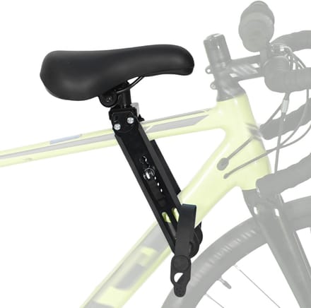 Fiets voorzitje - zitje voorop fiets - ergonomisch - verstelbare voetsteun