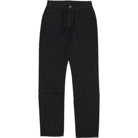 Herenjeans Denim 5 Zakken Broek Zwart