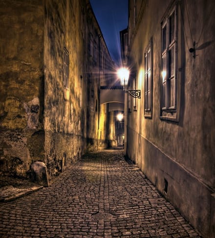 Fotobehang - Street 225x250cm - Vliesbehang