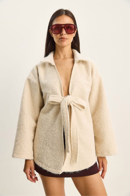 Textuur Oversized V-hals Cardigan met Knoopsluiting