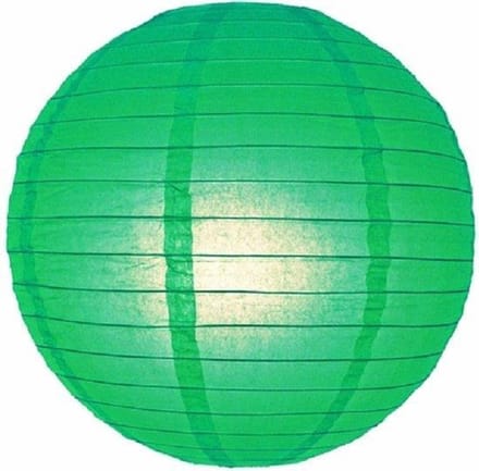 Brandvertragende lampion groen 75 cm - brandwerend