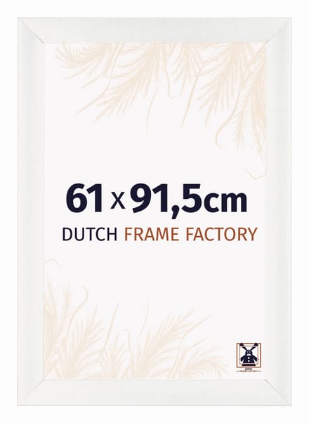 Fotolijst 61x91,5 cm - MDF - Wit Geveegd - Praag
