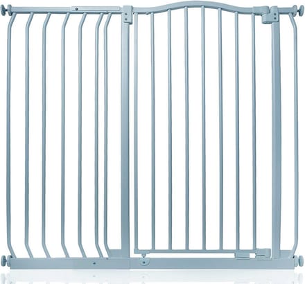 Safetots Klemhek met Gebogen Bovenkant, 107-116cm, Grijs, Hoog 100cm
