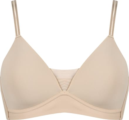 Naturana - Voorgevormde soft bh met mesh detail - 5758 - Beige - 70B