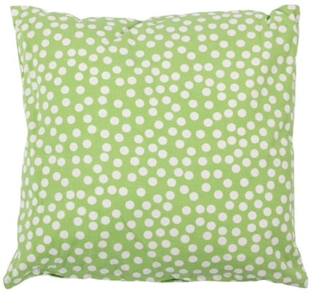 Allover Dots green cushion 45x45 cm