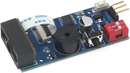 QR Code Scanner - Barcode Module - Gegevens Inlezen - Automatische Herkenning - 58x27x16 mm - Zwart