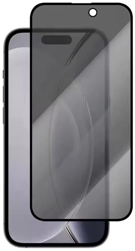 Privacy Screen protector - Screenprotector Privacy - Screen protector Privacy - Privacy Glass - Edge to Edge - geschikt voor iPhone 16 Pro - ESD Technologie