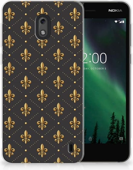 Nokia 2 TPU bumper Franse Lelie