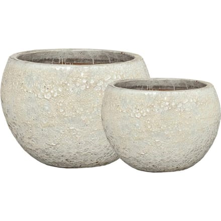 PTMD - Pot Javier - Grijs - 58x58x40cm - Set van 2