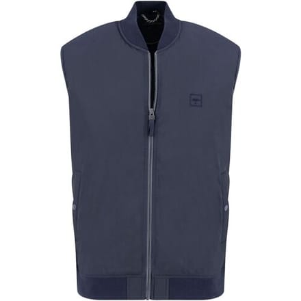 Fynch-Hatton Body-Warmer Solid Color Lightweight Dark Navy / male