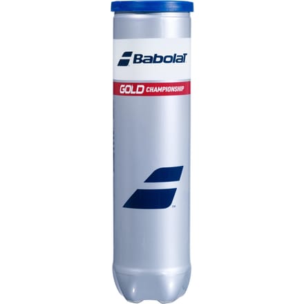 Tube met 4 tennisballen Babolat Gold Championship