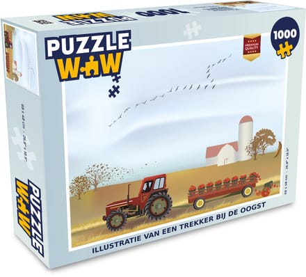 Puzzel Trekker - Vogel - Rood - Legpuzzel - Puzzel 1000 stukjes volwassenen