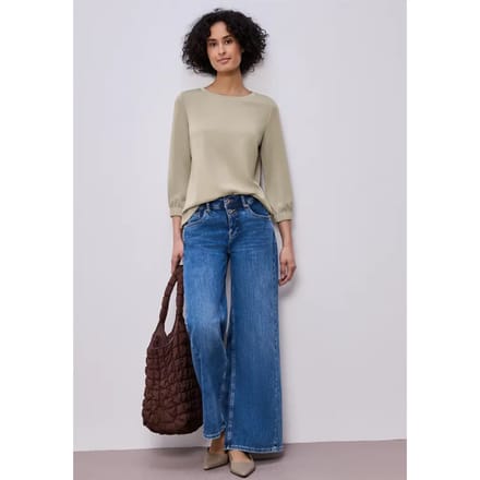 Shirt in effen kleur