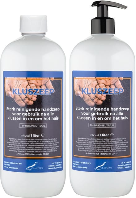 Kluszeep 1 liter - met gratis pomp - set van 2 stuks