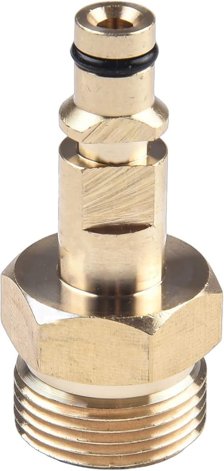 Hogedrukreiniger Adapter - Messing Koppeling - Buiten Reinigen - Snelkoppeling Compatibel - 220 Bar Max - Messing