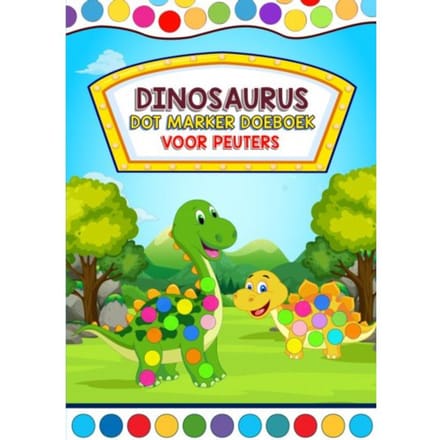Dinosaurus Dot Marker - Doeboek Voor Peuters - Kerstcadeau Boekenshop