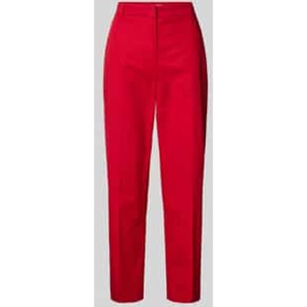 Slim fit chino van een mix van katoen en lyocell