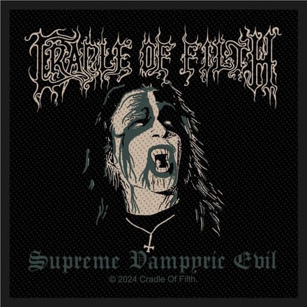 Cradle Of Filth - Supreme Vampyric Evil Patch - Zwart