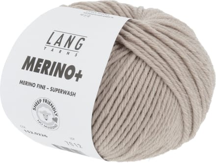Lang Yarns Merino Plus - 226 beige mix - Merinowol Garen
