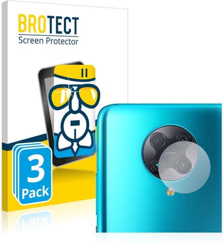 Screenprotector 3 Stuks voor Xiaomi Poco F2 Pro (ALLEEN Camera Lens) Beschermglas transparant