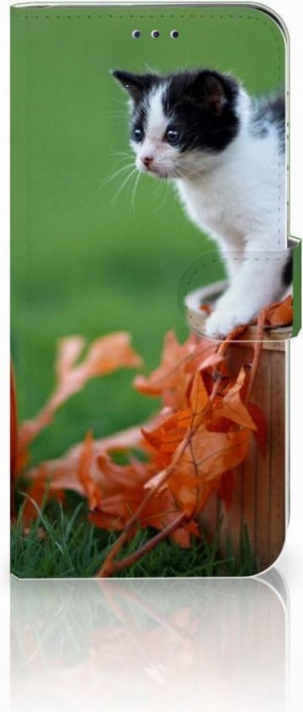 Samsung Galaxy A50 Telefoonhoesje met Pasjes Kitten