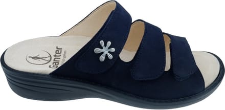 Ganter - 205802 - Dames slippers - Kleur: Blauw - Maat: 41