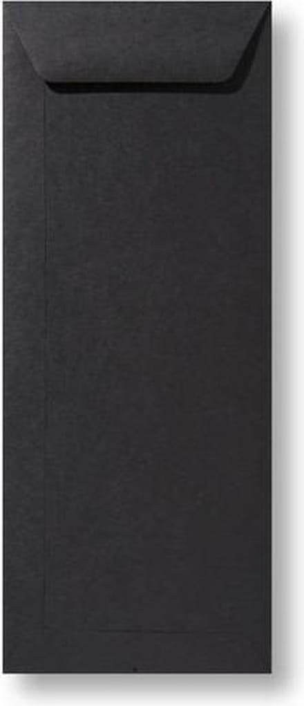 Envelop 12,5 x 31,2 Zwart, 100 stuks