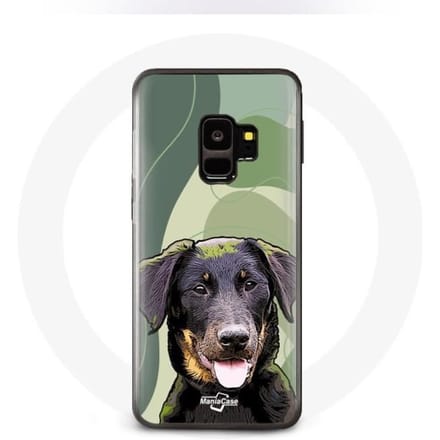 Case voor Samsung Galaxy S9 plus Beauceron Black Dog Breed