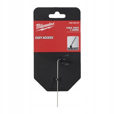 Milwaukee Lanbussleutel HEX 1,5 x 90 mm