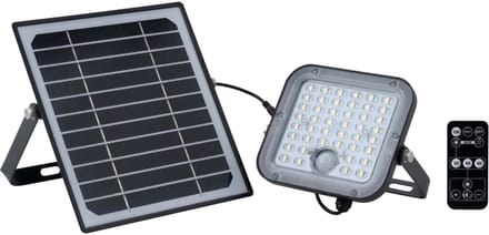 Ledvion - Solar LED Schijnwerper - 10W - 4000K - 1500L - IP65