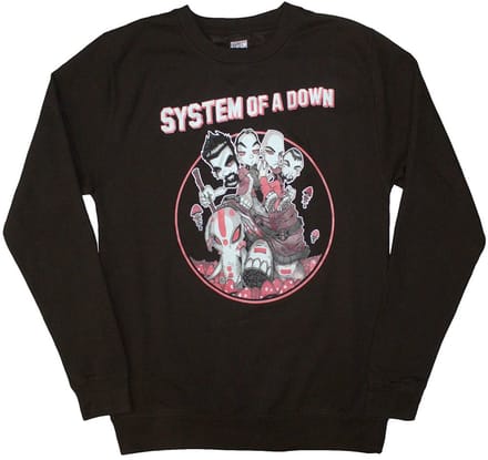System Of A Down - Mushroom People Sweater/trui - S - Zwart