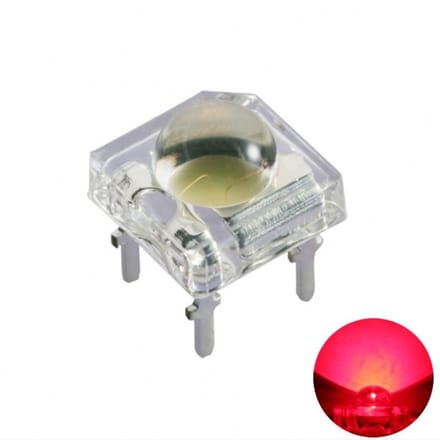 OTRONIC® 5mm Super Flux Piranha 4pin LED - Rood