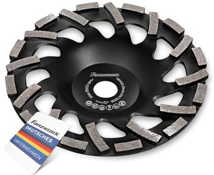 Diamant slijpschijf 180 mm voor bouwmaterialen en oppervlakteschuring