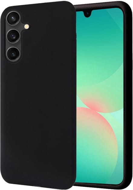 Hoesje geschikt voor Samsung Galaxy A17 5G / A26 - Mat Back Case Zwart