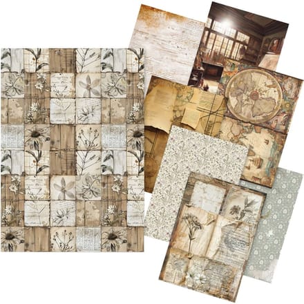 Motief strozijde assortiment "Codes", set van 8