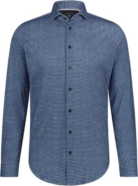 Blue Industry Overhemd Print Blauw - Maat 39 - Heren - Overhemden Casual