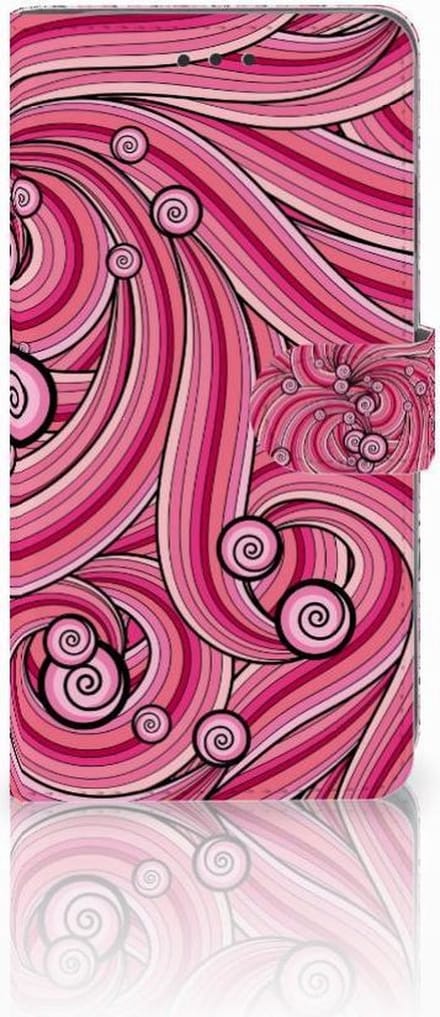 Apple iPhone Xs Max Hoesje Swirl Pink
