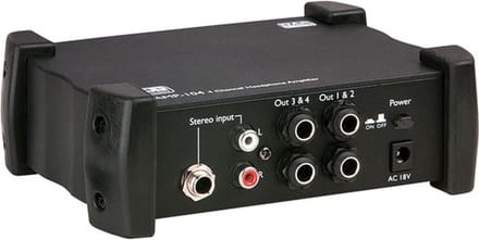 DAP AMP-104 4-kanaals hoofdtelefoon versterker
